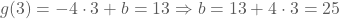 g(3)=13