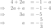 a=-5/3