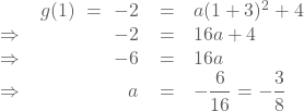 a=-3/8