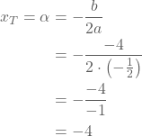 x=alpha=-4